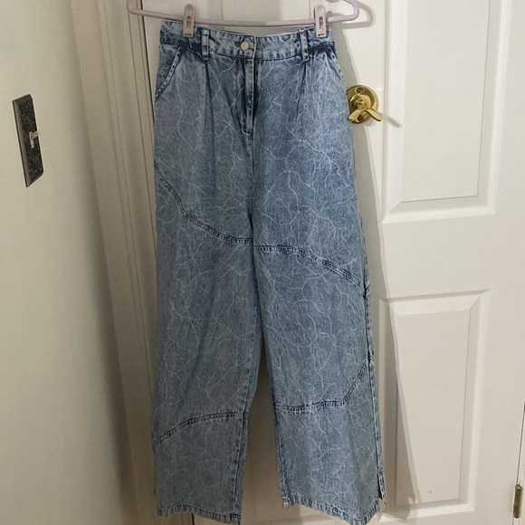 Free people native youth vest and jeans L NWT 100 cotton lightweight set - Picture 5 of 16